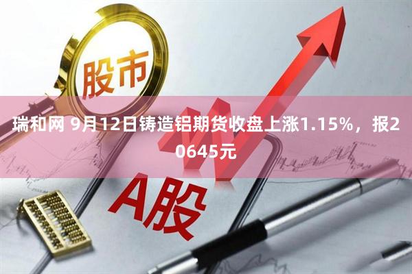 瑞和网 9月12日铸造铝期货收盘上涨1.15%，报20645元