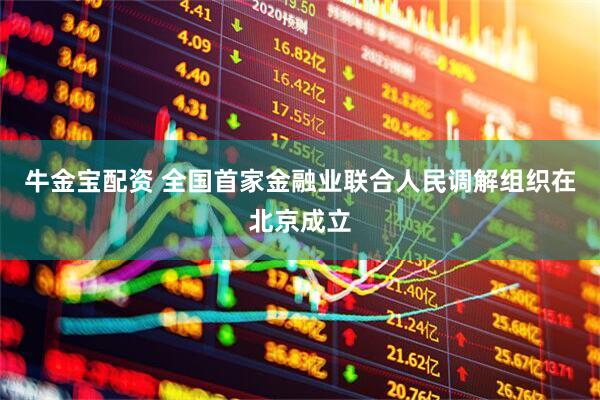 牛金宝配资 全国首家金融业联合人民调解组织在北京成立